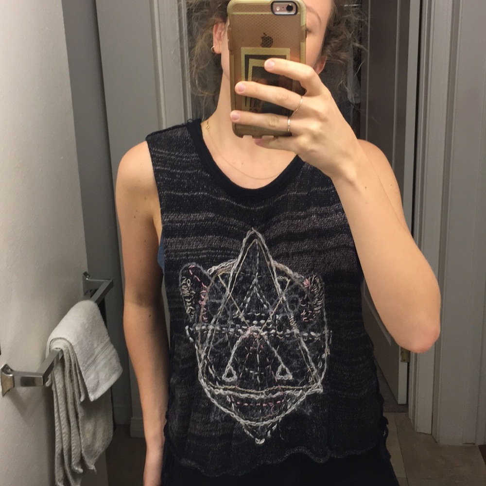 Free People knit muscle tank